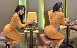 Check-in cùng mèo cưng, hot girl phòng gym lộ vòng 3 hoàn mỹ