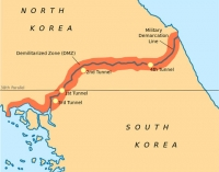 {Karfina} Hệ thống hầm ngầm xuyên biên giới Triều Tiên