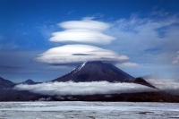 Đám mây lạ hình đĩa bay xuất hiện trên bầu trời Nga