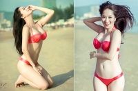 Mỹ nhân Việt nào hút hồn với bikini đỏ nhất?