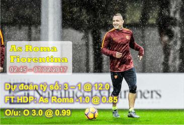 As Roma vs Fiorentina, 02h45 ngày 8/2: Seria A và thế giới ngầm