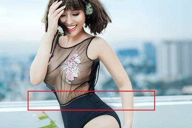 Đã 'xây lại' 3 vòng, Phi Thanh Vân vẫn bị bóc mẽ photoshop ảnh 'nuột' đến méo tường