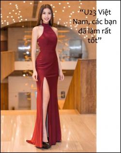 Dàn hoa, á hậu Việt tưng bừng chúc đội tuyển U23 Việt Nam chiến thắng!