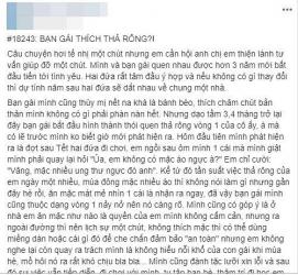 Bạn gái sở hữu vòng một nảy nở nhưng lại thích 'thả rông' ra đường, chàng trai khổ sở hỏi ý kiến dân mạng