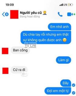 Khi nguời yêu cũ nhắn tin =))