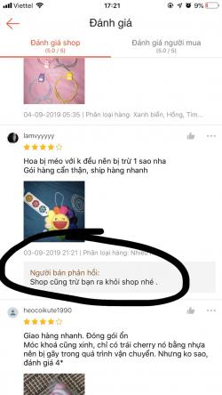Khi shop online cà khịa với khách hàng :))
