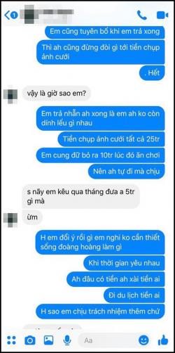 Chia tay đòi từ tiền chụp ảnh đến nhẫn cầu hôn