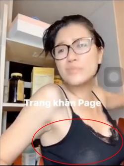 Muôn kiểu thời trang lộ nội y khi livestream của 'thánh chửi' Trang Trần