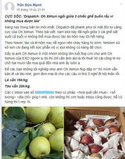 Chàng trai quảng cáo bán hoa quả cực chất trên group sinh viên Ngoại thương, các mẹ các chị vào mà học tập!