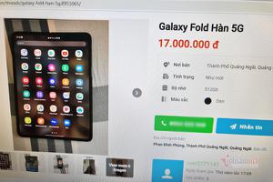 Samsung Galaxy Fold rao bán đầy trên mạng, mất nửa giá chỉ sau một năm