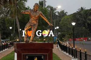 Bức Tượng Cristiano Ronaldo Gây Sự Căm Phẫn Trong Quần Chúng Người Dân Goa, Ấn Độ