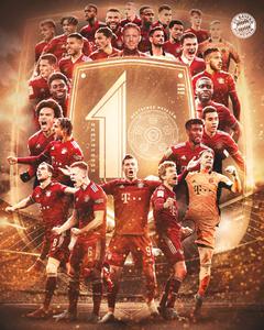 10 lần vô địch liên tiếp! Bayern độc chiếm Bundesliga, lập kỷ lục vô địch liên tiếp dài nhất trong 5 giải đấu hàng đầu !!