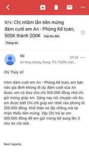 Gửi 500k mừng cưới nhưng đồng nghiệp chỉ bỏ phong bì 200k