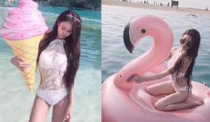 Hot girl TQ xóa trang cá nhân sau khi lộ thân hình ngấn mỡ ngoài đời