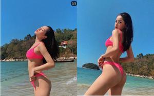 Chi Pu chả kém cạnh Ngọc Trinh khoe dáng nóng bỏng trong bikini 'nhỏ xíu'